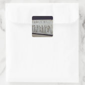 Sticker Carré Sarcophage à la frise des Neuf Muses (Sac)