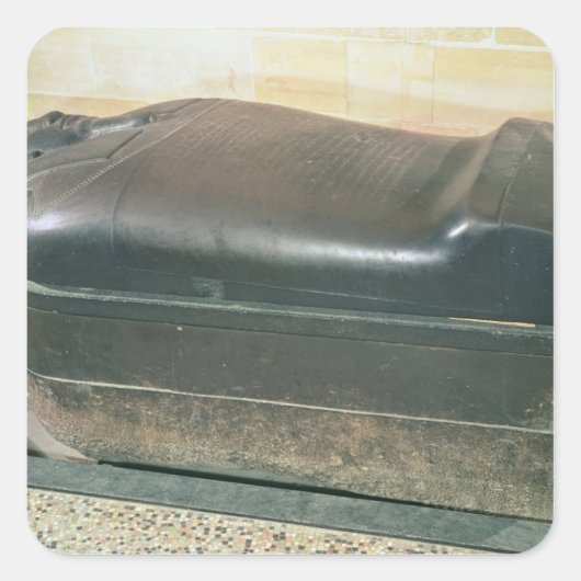 Sticker Carré Sarcophage d'Eshmunazar, roi de Sidon (Devant)