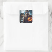 Sticker Carré Sasquatch sur Halloween (Sac)