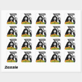STICKER CARRÉ SATIVA COUPABLE (Feuille)