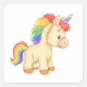 Sticker Carré Saupoudrer le monde de magie (Devant)