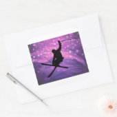 Sticker Carré Saut de ski (Enveloppe)