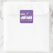 Sticker Carré Sauvage Dans Le Lit (Sac)