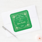Sticker Carré Savon d'huile d'olive (Enveloppe)