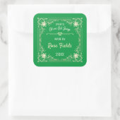 Sticker Carré Savon d'huile d'olive (Sac)