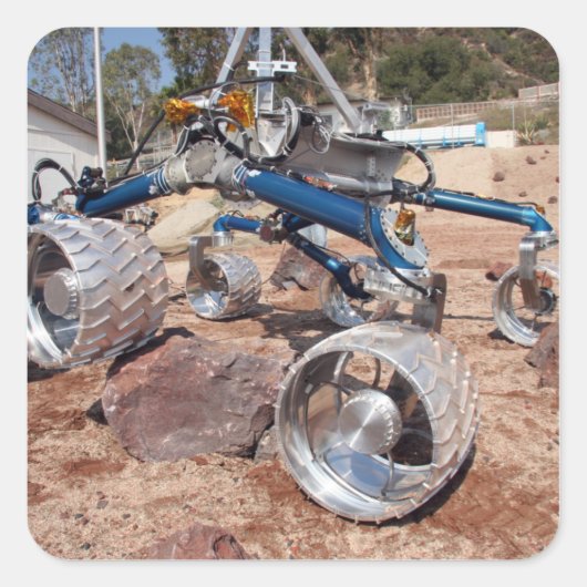 Sticker Carré Scarecrow, un modèle de test de mobilité (Devant)