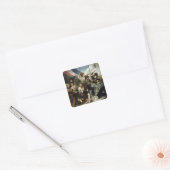 Sticker Carré Scène de la révolution de 1830 (Enveloppe)