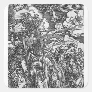 Sticker Carré Scène de l'Apocalypse