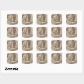 Sticker Carré Scène 'du mariage de Figaro (Feuille)