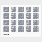 Sticker Carré Scène Genre (Feuille)