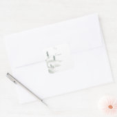 Sticker Carré Scène hivernale (Enveloppe)