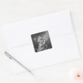 Sticker Carré Scène pastorale (Enveloppe)