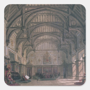 Sticker Carré Scène pour l'Acte III de la pièce 'Henri VIII'