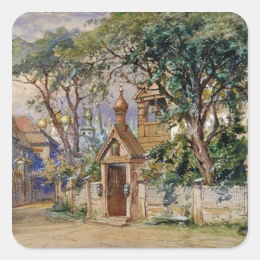 Sticker Carré Scène pour 'Oprichnik' par Tchaikovsky (Devant)