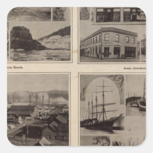 Sticker Carré Scènes Aberdeen, lavage