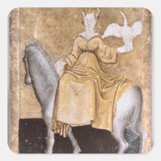 Sticker Carré Scènes de bellicisme (Devant)