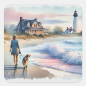 Sticker Carré Scented Jar Candle (Devant)