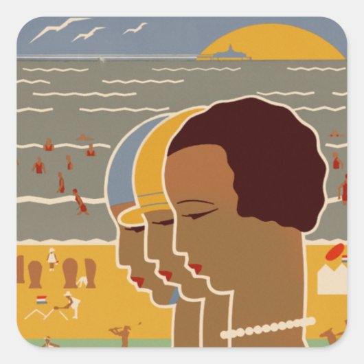 Sticker Carré Scheveningen (Devant)