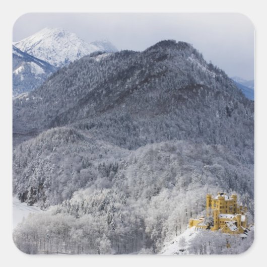 Sticker Carré Schloss Hohenschwangau (Devant)