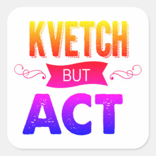 Sticker Carré Schtick it with this