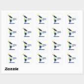 Sticker Carré Scientifique En Formation (Feuille)