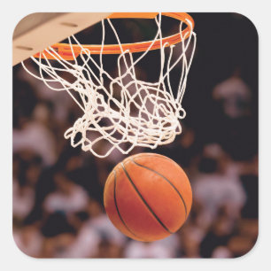 Sticker Carré Scoring de basket-ball