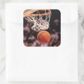 Sticker Carré Scoring de basket-ball (Sac)