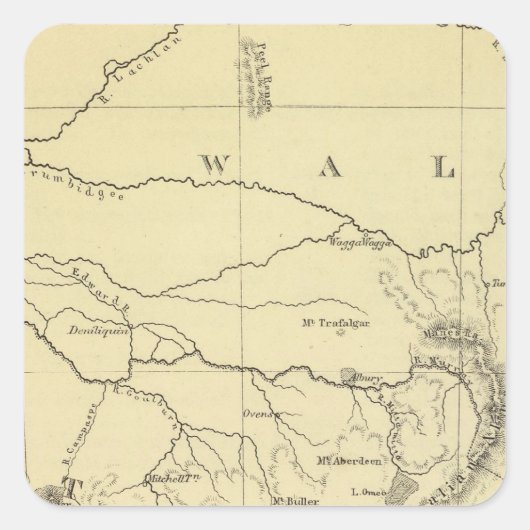 Sticker Carré SE Australie (Devant)