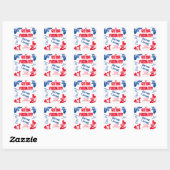 STICKER CARRÉ SE FAIRE VACCINER (Feuille)