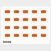 Sticker Carré Se Préparer Avec Ça (Feuille)