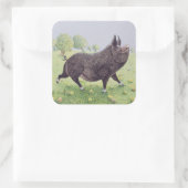 Sticker Carré Se sentir très bien (Sac)