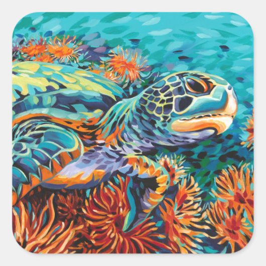 Sticker Carré Sea Sweethee I (Devant)