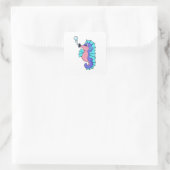Sticker Carré Seahorse (Sac)