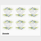 Sticker Carré Secret Garden Rustique Mariage Fleur sauvage (Feuille)