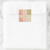 Sticker Carré Sections verticales du Lode, mine Belcher (Sac)