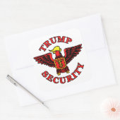 Sticker Carré Sécurité Trump (Enveloppe)