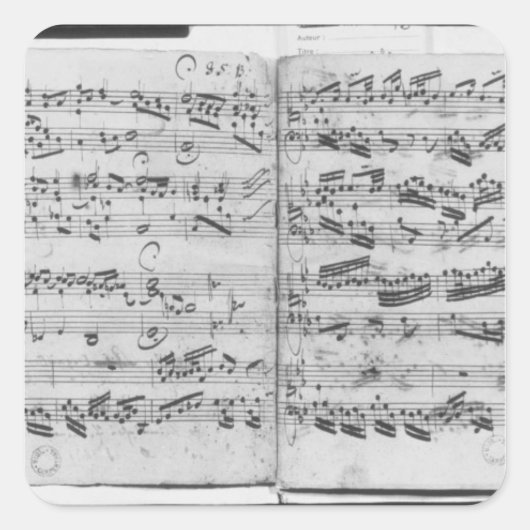 Sticker Carré Sei Gegrusset Iesu Gutig (Devant)