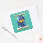 Sticker Carré Seinfeld | A Show About Nothing (Enveloppe)