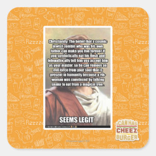 Sticker Carré Semble la pièce de théâtre