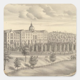 Sticker Carré Séminaire de Saint François de Vente, Milwaukee Co