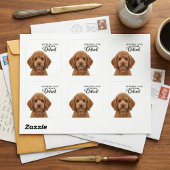 Sticker Carré Sending Love From Detroit