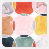 Sticker Carré Sensal - Motif circulaire (Devant)