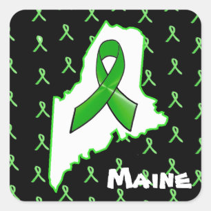 Sticker Carré Sensibilisation à la maladie de Lyme dans le Maine