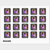 Sticker Carré Sensibilisation à l'autisme (Feuille)
