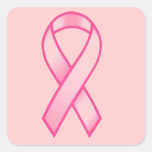 Sticker Carré Sensibilisation au cancer du sein