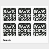 STICKER CARRÉ SENSIBILISATION CERTIFIÉE (Feuille)