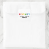 Sticker Carré Sensibilisation sur l'autisme : Support Educate Ad (Sac)