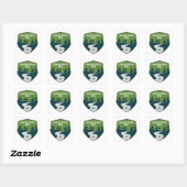 Sticker Carré Sentier Mason-Dixon (Feuille)