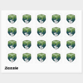 Sticker Carré Sentier Silver Comet Géorgie (Feuille)