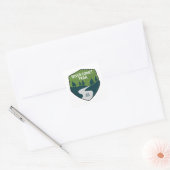 Sticker Carré Sentier Silver Comet Géorgie (Enveloppe)